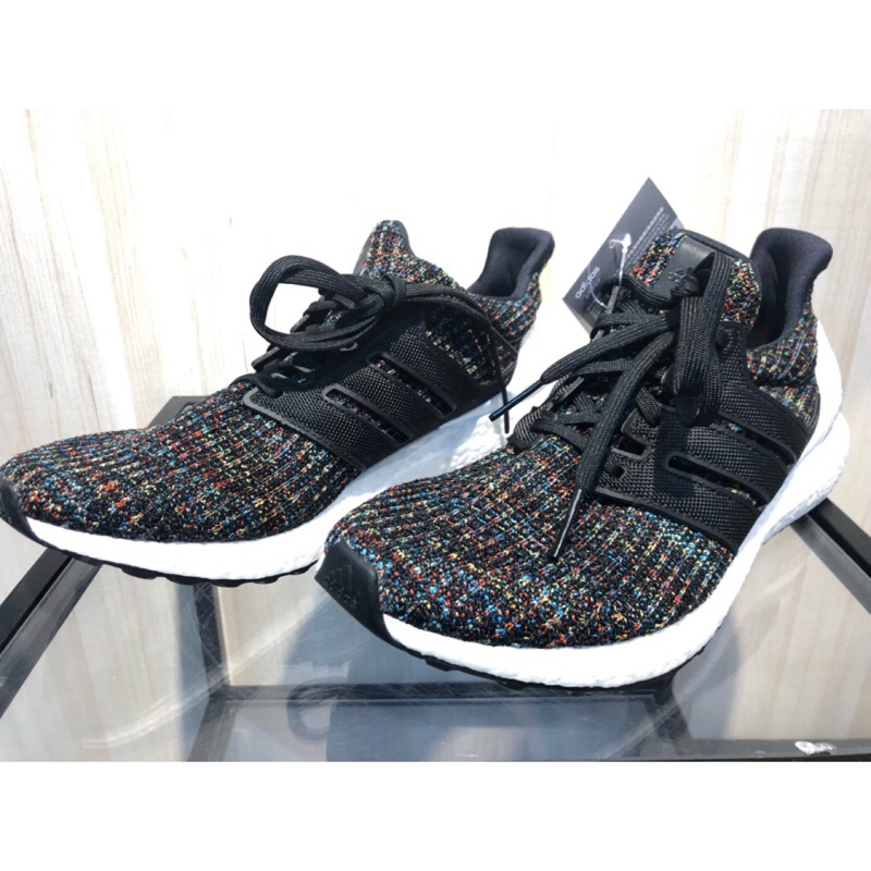 {Moli}Adidas ORIGINALS Ultra BOOST 黑 彩虹 編織 馬牌底 慢跑鞋 健身 F35232