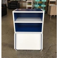 【全國2手傢具】*新品*海藍色蜂巢式收納組合櫃/展示櫃/角落置物架/收納櫃/書櫃/展示架/置物櫃/收納架/家具收納