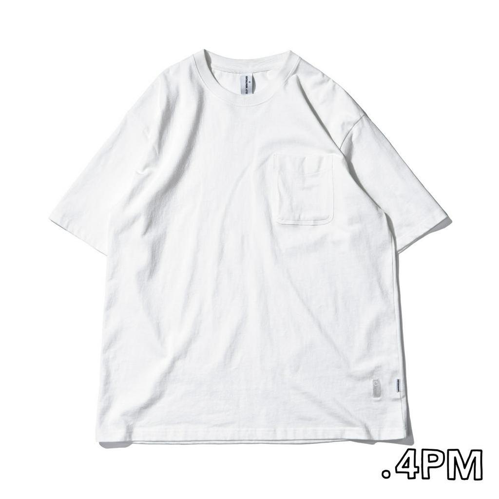 【Nexhype】Centralpark.4pm Premium-C Pocket T-Shirt / warm whi