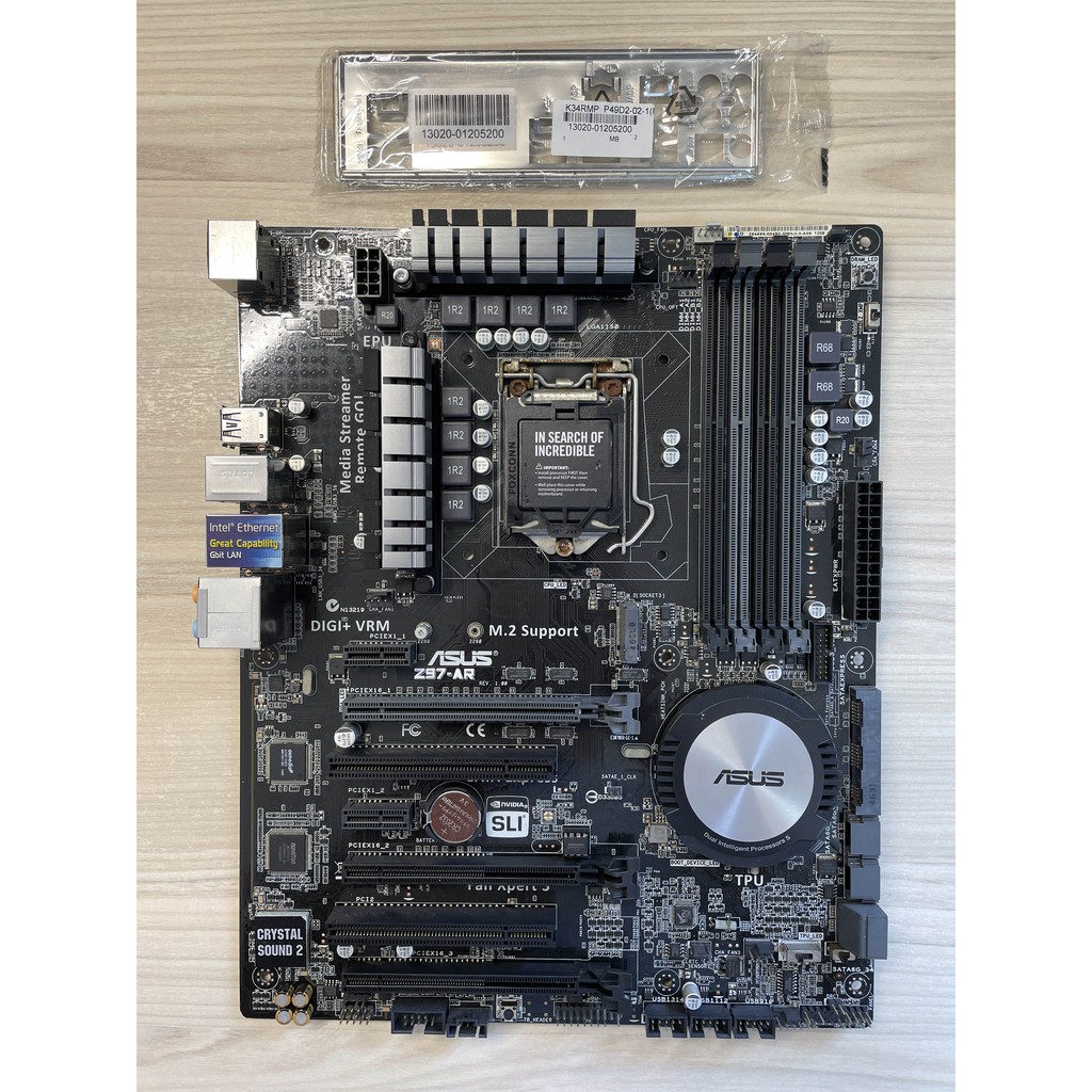 ⭐️【華碩 ASUS Z97-AR】⭐ 針腳喬過，功能正常/頂級日本音訊電容/支援i7-4790K/全新擋板/保固1個月