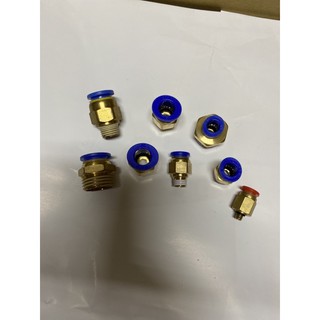 SPC 省力接頭 快速接頭 4mm/6mm/8mm/10mm/12mm 風管 空壓 機 氣管 PU管 尼龍管