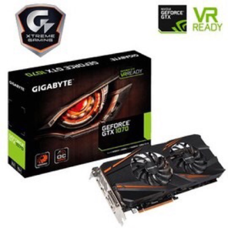 技嘉gigabyte gv N 1070 wf2oc 8gd / Nvidia GTX 1070