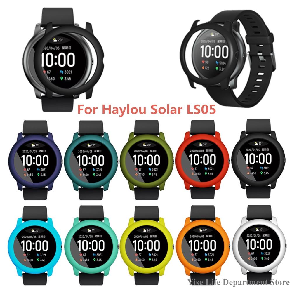 【台灣現貨】XIAOMI 小米 Haylou Solar Ls05 手錶保護套外殼手錶配件的 Pc 保護套