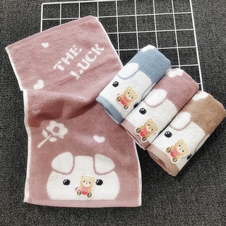 台灣現貨 兒童毛巾、可愛卡通純棉加厚童巾、嬰兒寶寶洗臉擦臉小毛巾