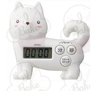 ＊愛焙烘焙＊ dretec 白色柴犬計時器 T-567WT 柴犬 計時器