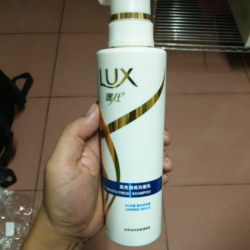 LUX 麗仕 柔亮清爽洗髮乳  400ml  0矽靈 油性髮質專用 植萃系列