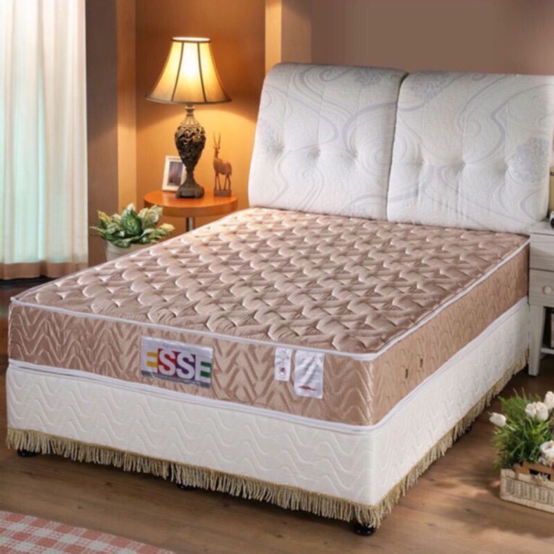 【ESSE 御璽名床】【豪華款】3D立體加厚硬式彈簧床墊(6x6.2尺-雙人加大尺寸)