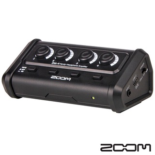 Zoom ZHA-4 攜帶型 (可裝電池) 耳機擴大機/分配器【又昇樂器.音響】