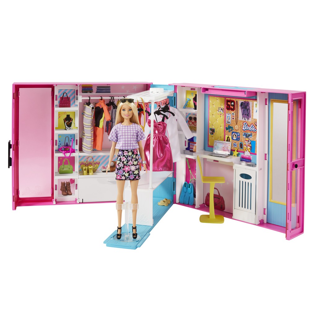 Mattel 芭比夢幻衣櫃 Barbie 芭比 娃娃 正版 美泰兒