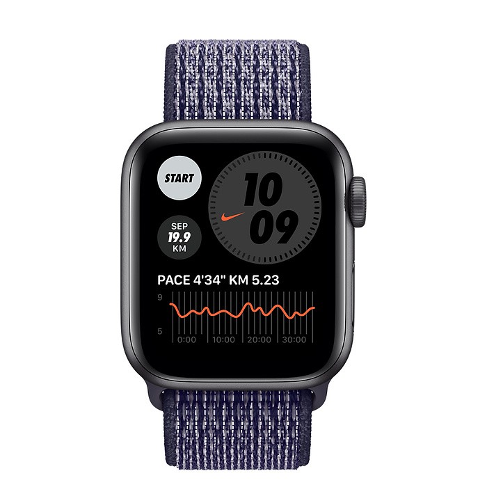 Apple Watch SE GPS 40mm/太空灰色鋁金屬錶殼/Nike運動型錶環 （全新）