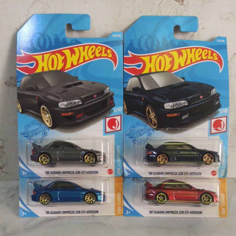 HOT WHEELS SUBARU 風火輪 98 斯巴魯 Impreza 22B STi 版