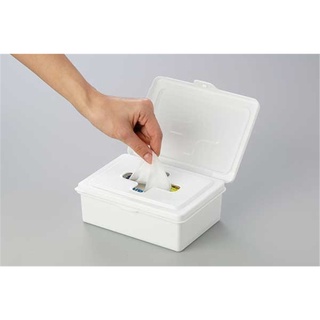 【猿人雜貨】日本製 inomata 2750 濕紙巾收納盒 生紙盒 桌面收納 口罩盒 收納盒 面紙盒 紙巾盒 濕紙巾