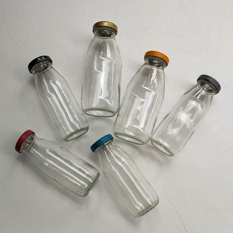 《興富大行》瓶瓶罐罐【台灣製造竹臨瓶200cc．上禾瓶300cc】牛奶瓶玻璃瓶果汁瓶飲料瓶水瓶咖啡瓶