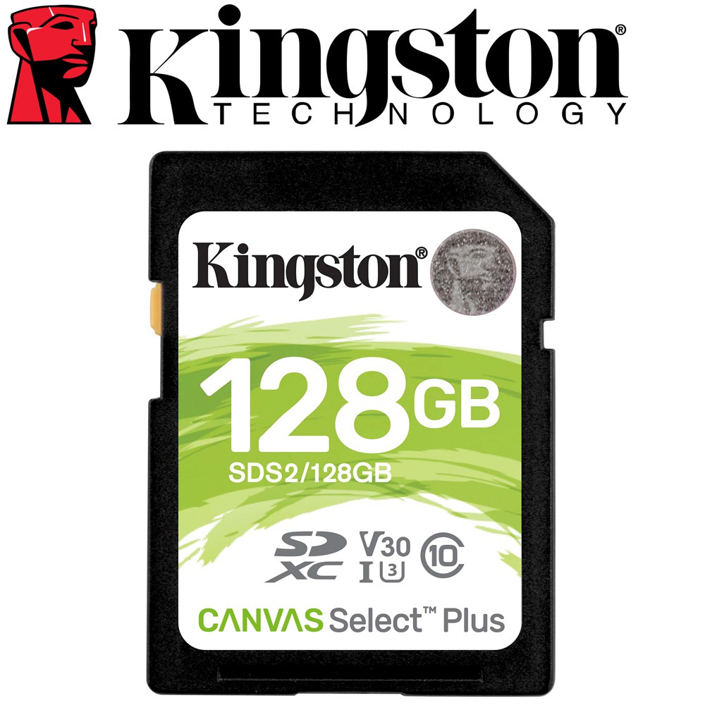 Kingston 金士頓 128GB SDXC SD UHS-I U3 C10 V30 128G 記憶卡 SDS2