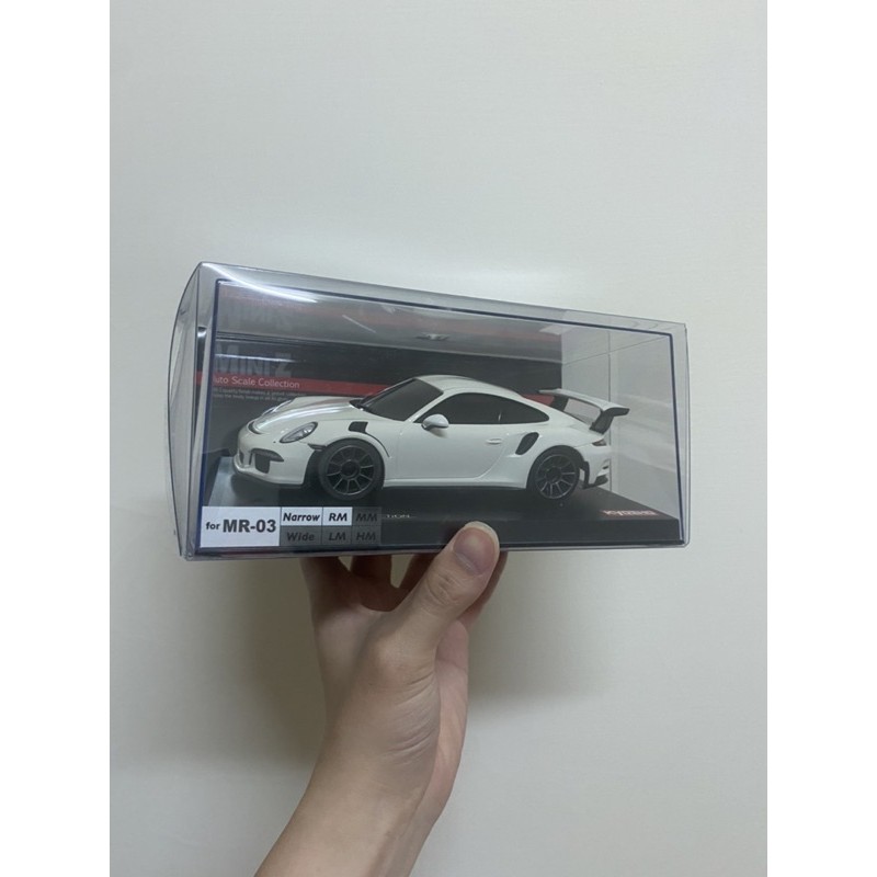 （售罄） Mini-z Porsche 911 GT3 RS 淨白 車殼