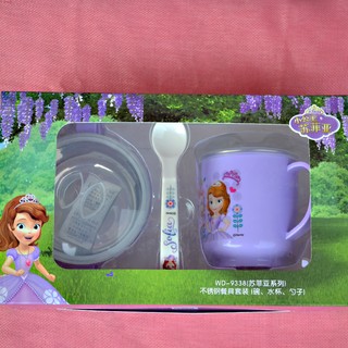 米奇 臺灣現貨 正版 蘇菲亞 保溫 兒童餐具 卡通飯盒 迪士尼 湯匙 吸盤碗 304不鏽鋼不銹鋼 便當盒 隔熱碗688元