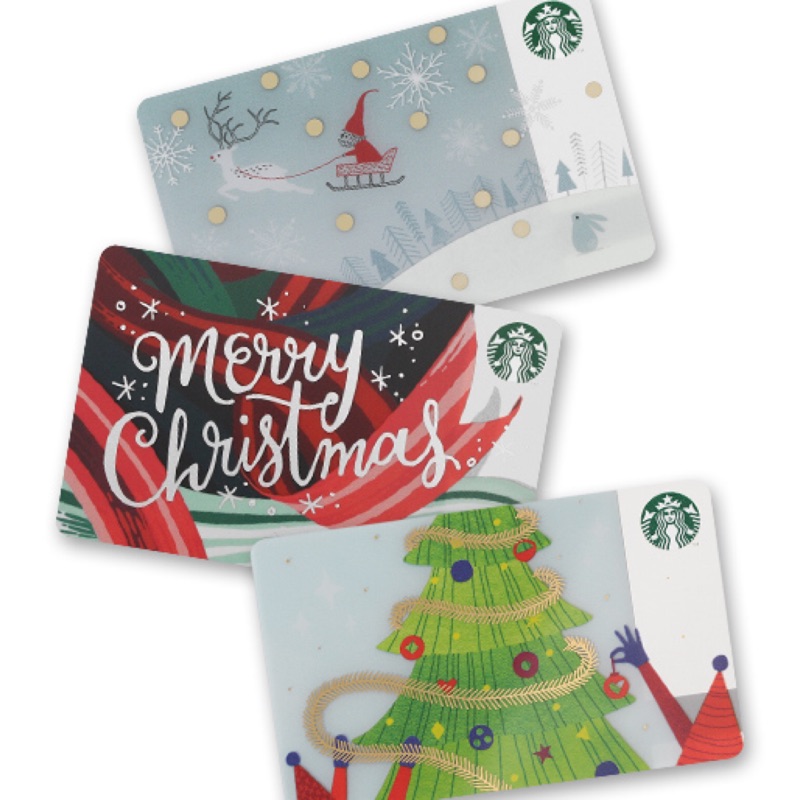 日本星巴克Starbucks 2018聖誕隨行卡