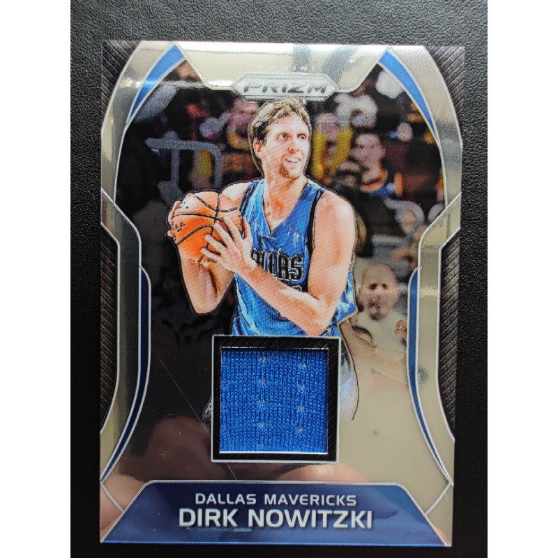 球衣卡 2017-18 Prizm Dirk Nowitzki Game Used Jersey Mavericks