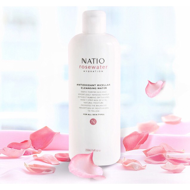 澳洲現貨 牛爾老師推薦  NATIO 玫瑰卸妝柔膚水 250ml 出差姐 卸妝水 玫瑰  卸妝 柔膚水