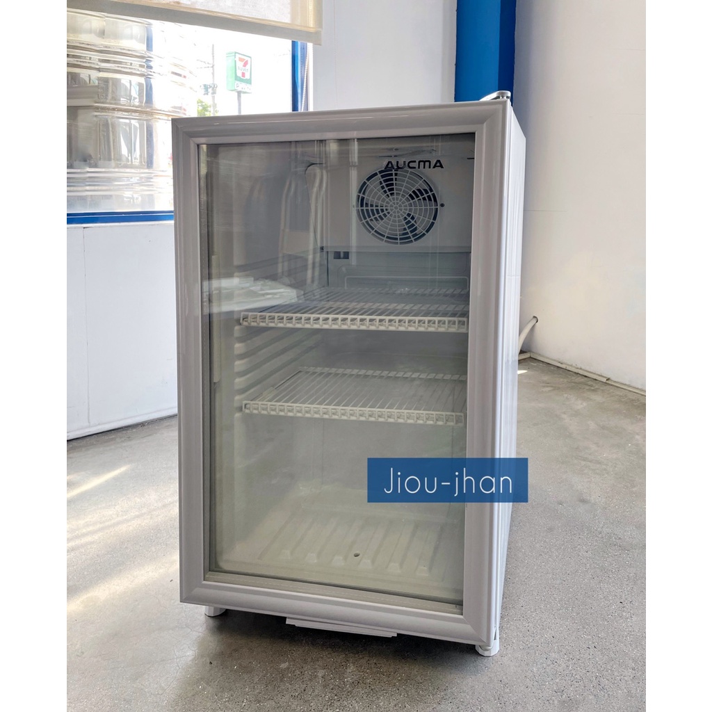 Aucma 澳柯瑪桌上型冷藏櫃 小菜櫃飲料冷藏櫃營業用玻璃冰箱桌上型小冰箱展示冰箱單門玻璃冰箱sc105 蝦皮購物