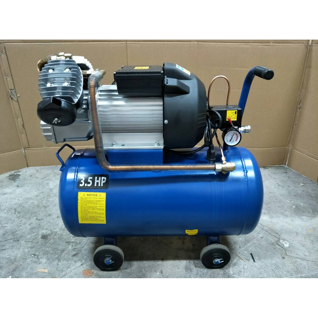 全新 現貨 雙缸型 空壓機 3.5HP 3.5馬力 WEI TAI 50L 最新2019出廠