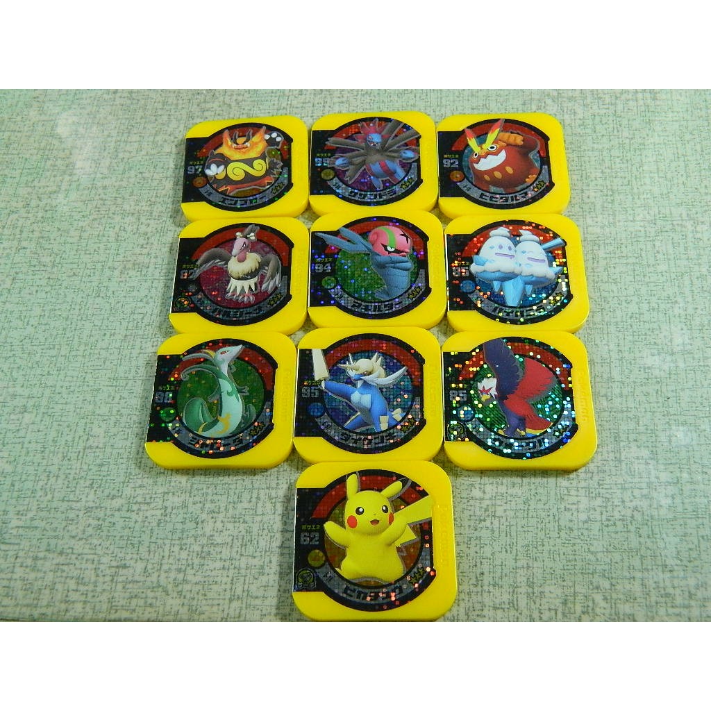 日本正版 神奇寶貝 TRETTA 5彈 三星卡全套10枚 台灣還不能刷 二手品有損