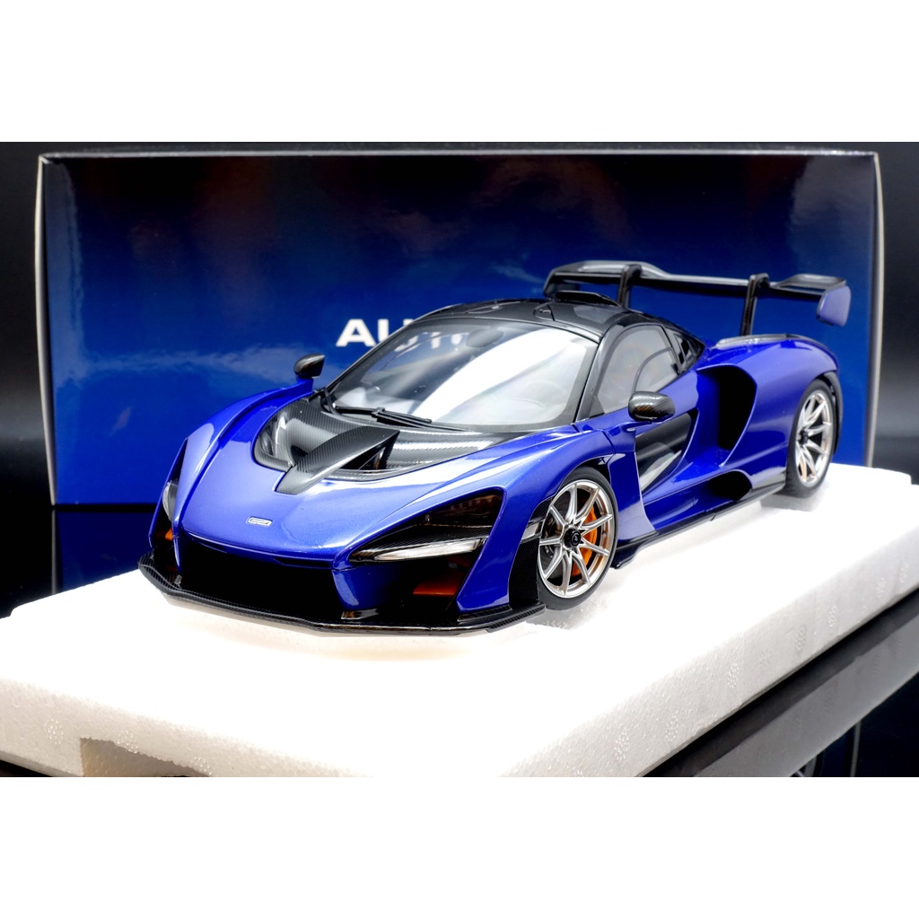 Autoart 1/18 McLAREN SENNA blue MASH