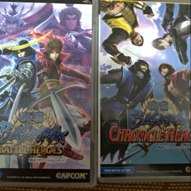 Psp 戰國basara 熱戰英雄 戰國basara 年代群雄亞日版 蝦皮購物