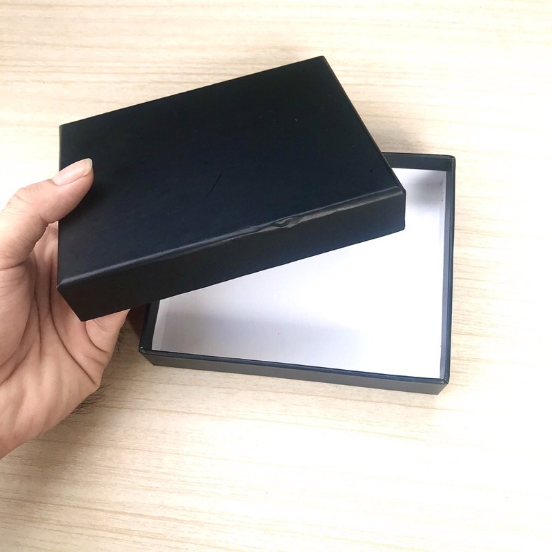豪華黑色錢包盒 - 禮品盒 - 好硬紙盒
