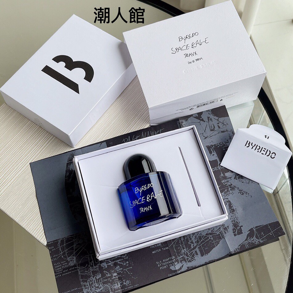 免稅店購入Byredo限量款香水Space Rage宇宙星空藍，Tobacco Mandarin烟蘊橙香100ML