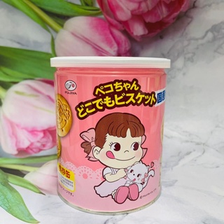 牛奶餅 ^^大貨台日韓^^ 日本 Fujiya 不二家 pecorino造型餅乾 牛乳餅保存罐 100g