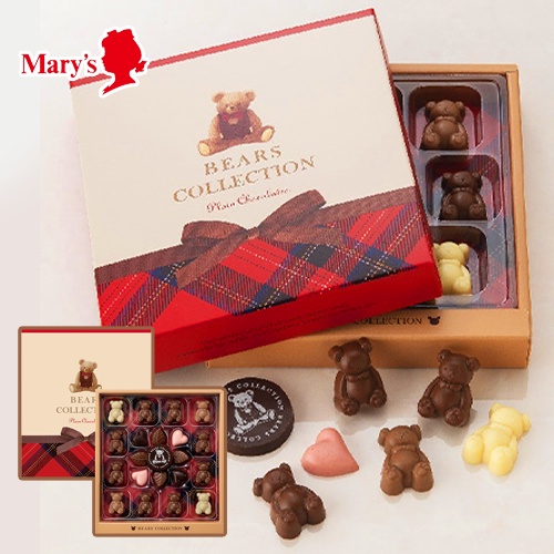 【最後現貨】情人節巧克力 日本Mary's 小熊巧克力 泰迪熊巧克力 情人節聯名 造型巧克力 盒裝巧克力