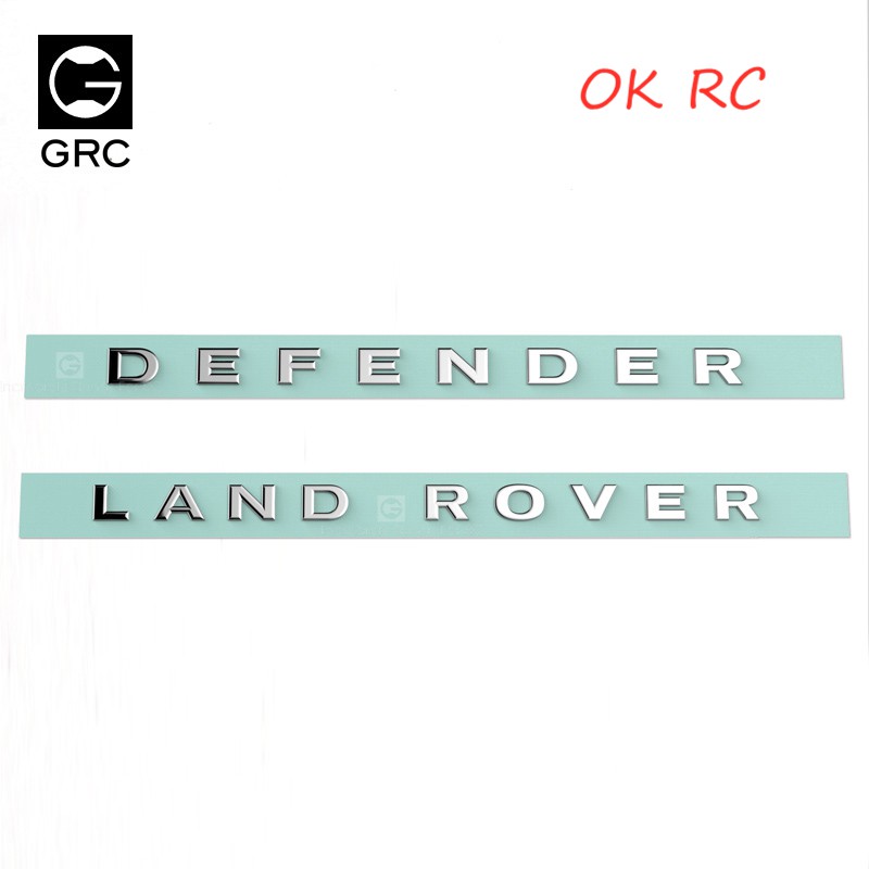 Rc Car GRC Traxxasrc 路虎後衛金屬車輛標誌, 用於 TRX4 RC4WD D90 D110