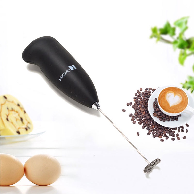 牛奶起泡器手持式攪拌機起泡器咖啡機打蛋器巧克力/卡布奇諾攪拌器迷你便攜式攪拌機廚房打蛋器工具