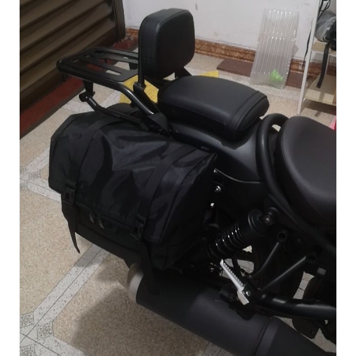 rebel500帆布包 適用於Honda叛逆者1100改裝哈雷馬鞍包 rebel500S機車馬鞍袋帶安裝螺絲