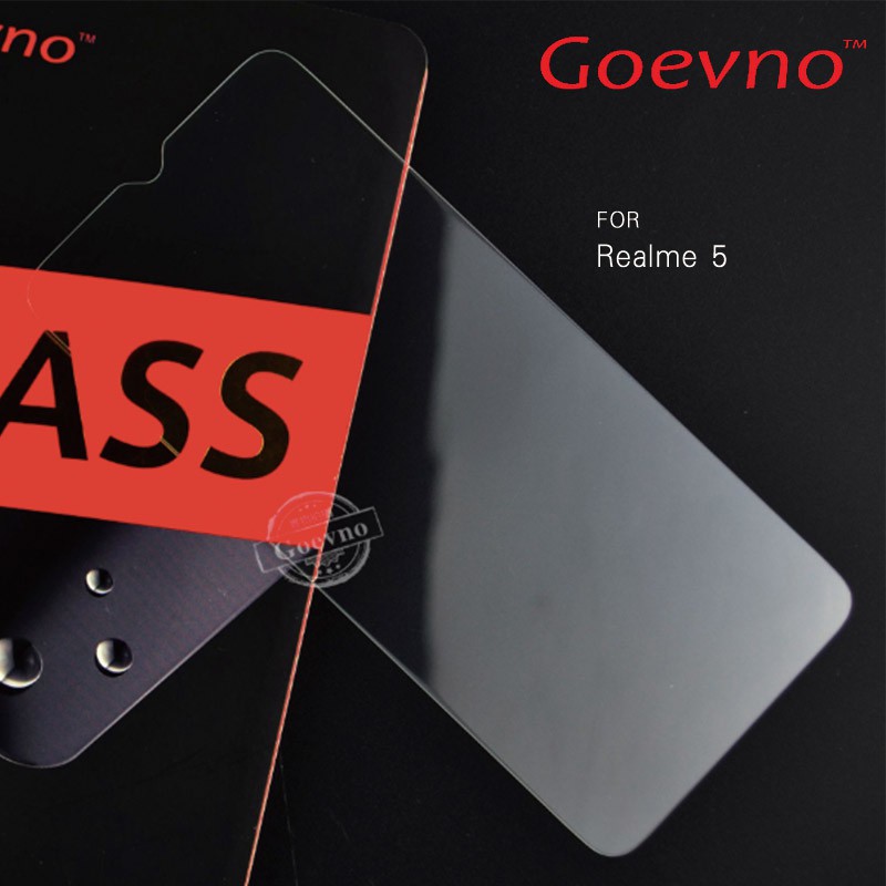 Goevno Realme 5 玻璃貼 鋼化膜 9H硬度 非滿版 保護貼