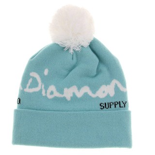 [ look look Select Store ] Diamond SUPPLY CO草寫英文美國大聯盟同款針織毛線帽