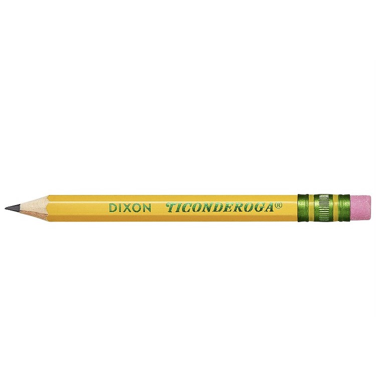 Ticonderoga Dixon 迷你高爾夫鉛筆 兒童鉛筆 學齡前兒童鉛筆 Golf pencils