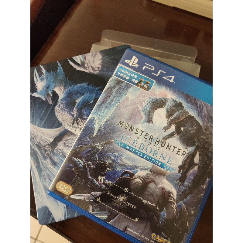 PS4 魔物獵人 冰原 中文版 鐵盒版 二手