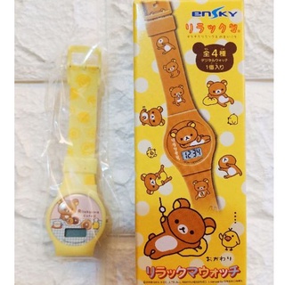 日本拉拉熊Rilakkuma電子手錶 懶懶熊手錶