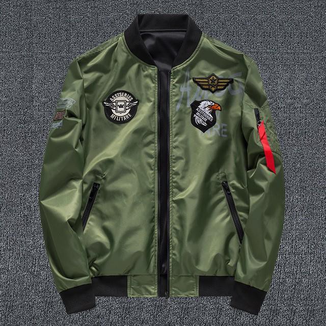 低價出清 S 6xl 雙面穿ma1飛行外套男春夏秋季19新款港風空軍壹號飛行夾克 蝦皮購物