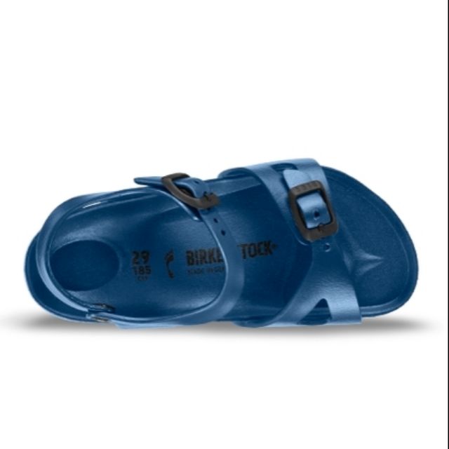 BIRKENSTOCK德國 勃肯足跡舒適鞋 EVA系列 Rio 海軍藍 兒童