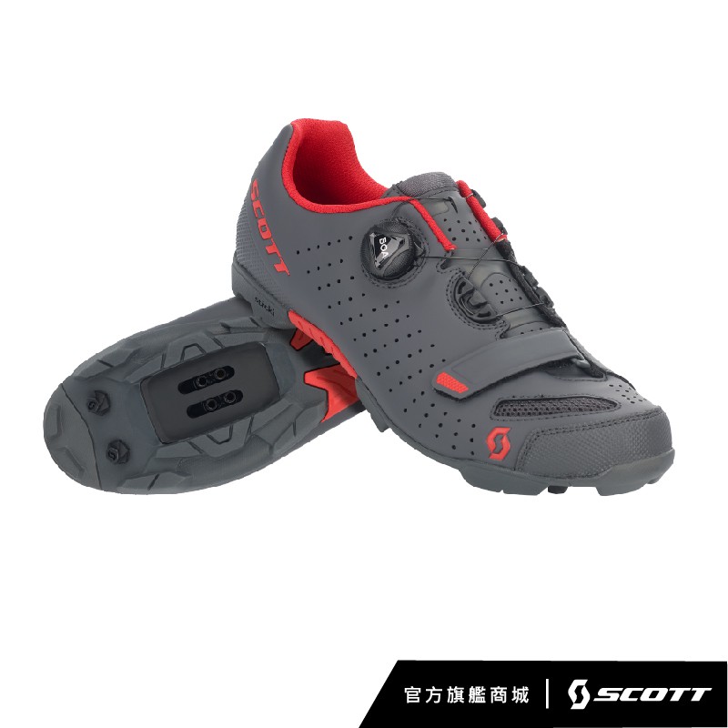 SCOTT MTB COMP BOA® SHOE 專業級BOA登山車鞋[深灰/紅]