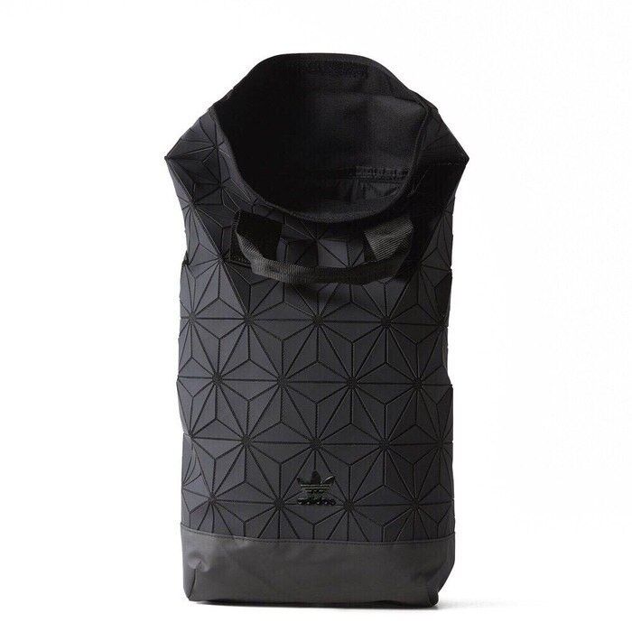 Adidas Originals 3D Roll Top Backpack 愛迪達黑色DH0100 幾何菱格紋後背包| 蝦皮購物