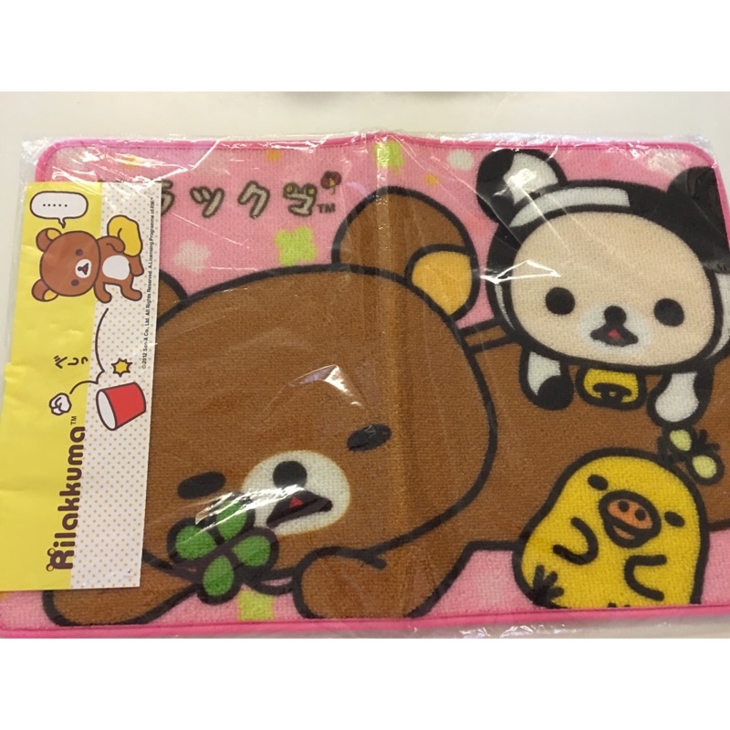 Rilakkuma 拉拉熊 粉紅 腳踏墊