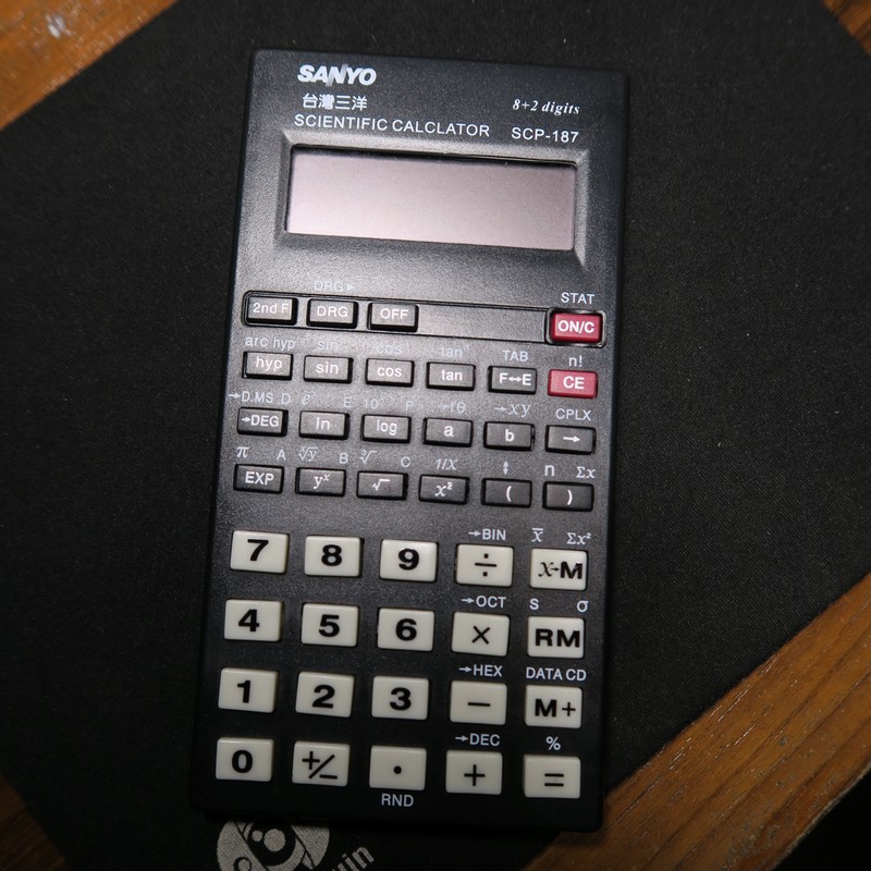 *ㄇㄐ小舖* SANYO 三洋 SCP-187 工程 計算機