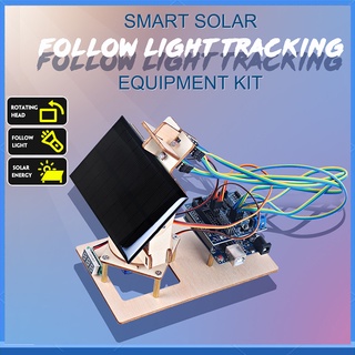 Hot Creative STEM DIY 太陽能套件 Smart LDR 太陽能跟蹤 C/C++ Arduino 程式設計