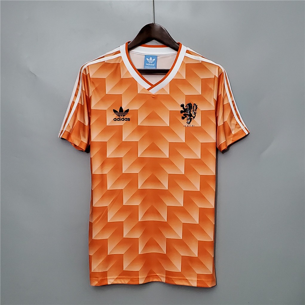 1988 年荷蘭的家鄉復古足球球衣荷蘭足球