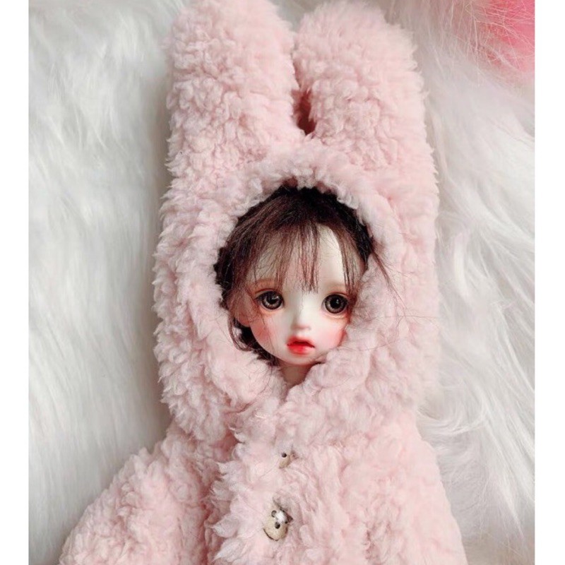 糖貓優品▼BJD兔子娃衣連體衣 6分 4分娃娃衣服 拍照道具