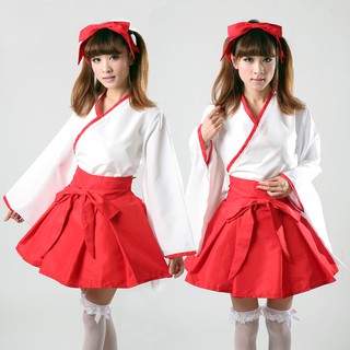 日式 振袖 巫女 服 和服 cos服 動漫服 萬聖節 聖誕節 服裝(衣服,道具服,舞會,夜店,派對,表演,外拍,表演服)